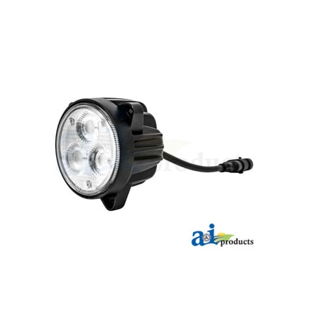 A & I Products Work Lamp, LED, Flood, Round 0" x0" x0" A-WL5676
